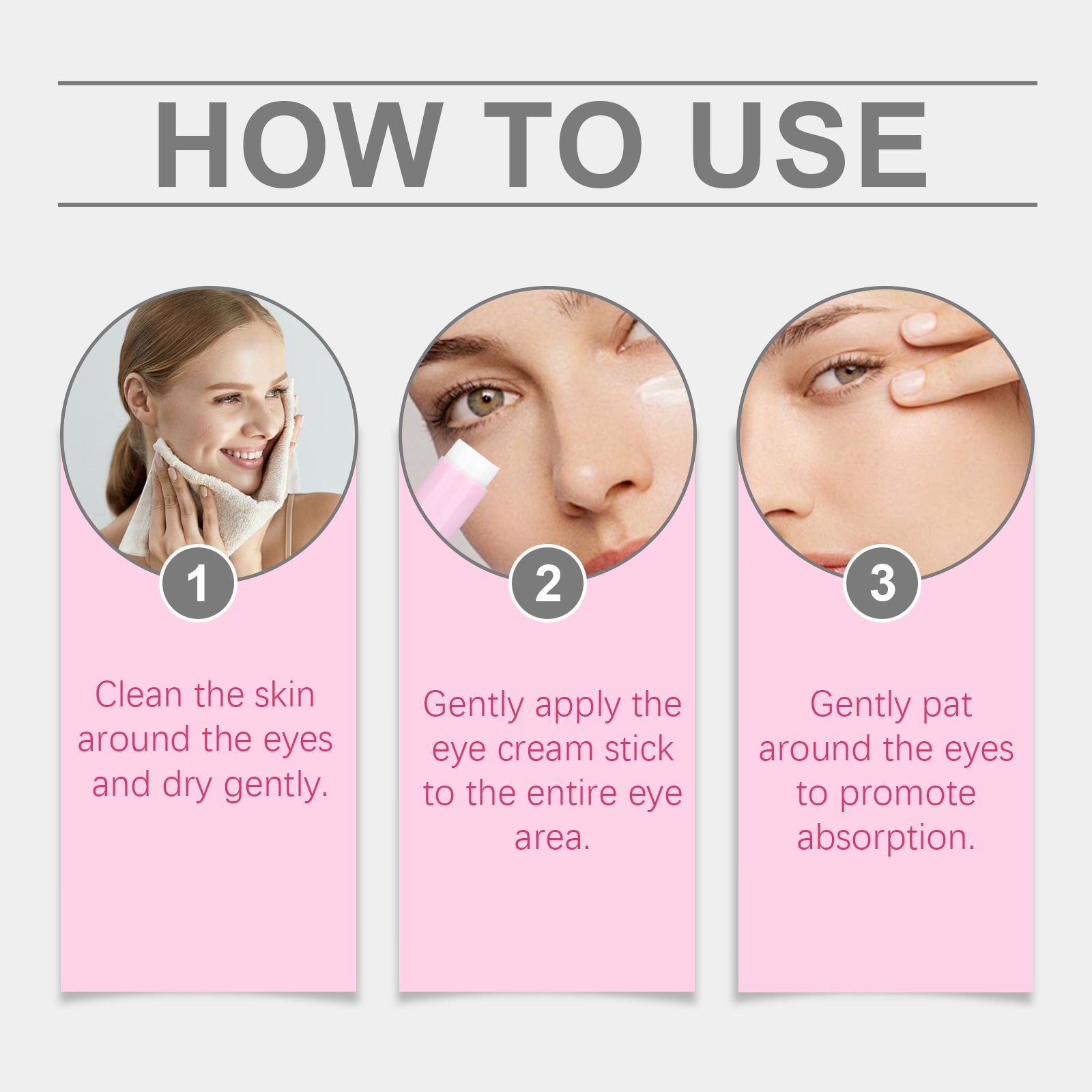 West&Month Firming Eye Cream Stick Tightens Skin Around Eyes, Lightens Fine Lines And Gently Careens Firming Eye Cream Stick