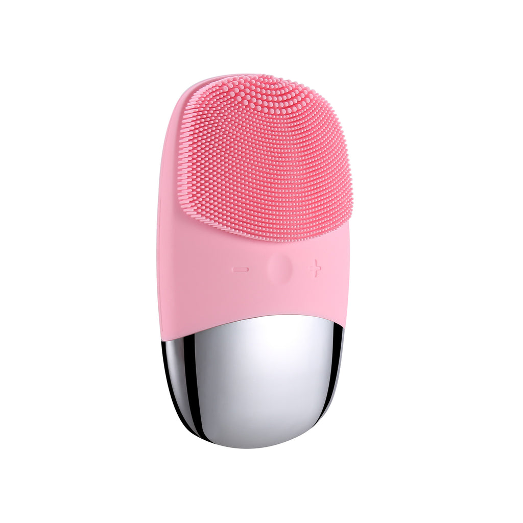 Electric Silicone Facial Cleansing Brush - Sonic Deep Pore Cleaner & Face Massager, IPX7 Waterproof
