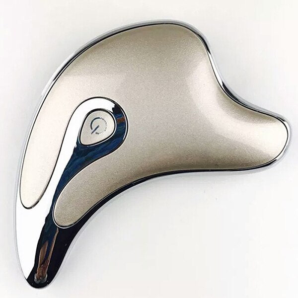 Electric Gua Sha Facial Massager - LED Microcurrent Face Lifting Tool for Anti-Aging & Lymphatic Drainage