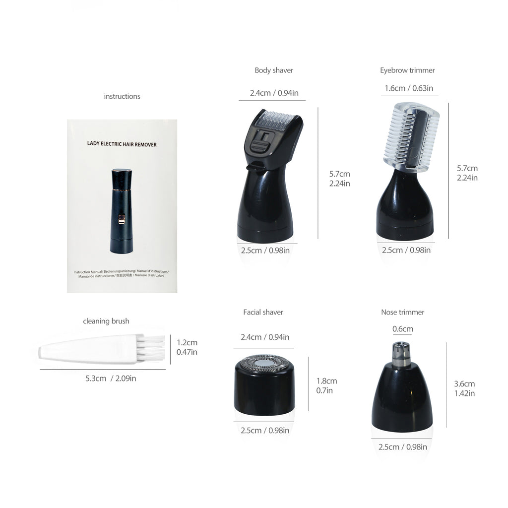 4-in-1 Hair Removal Device