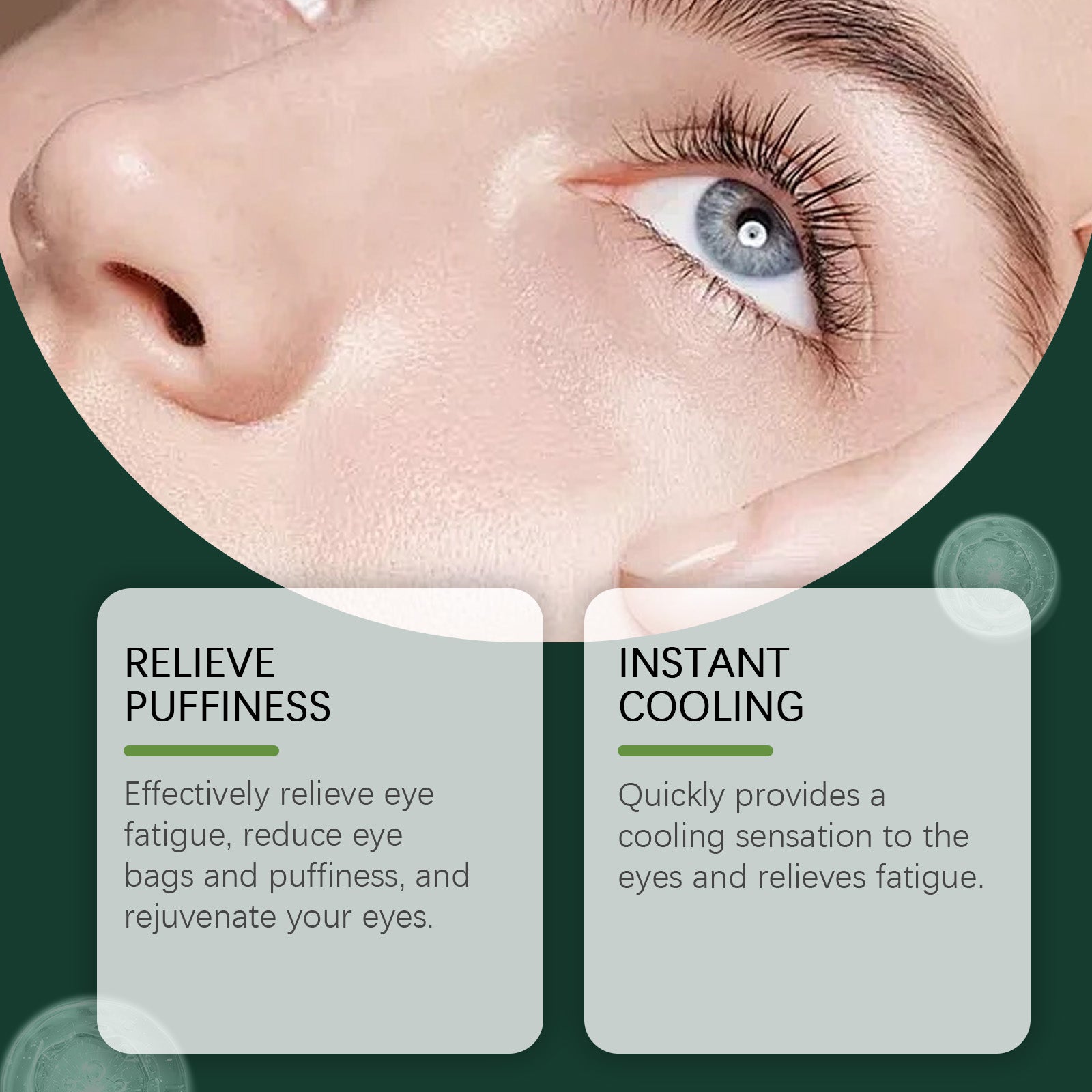 ⭐ Mint Eye Roller – Cooling Anti-Dark Circles Serum