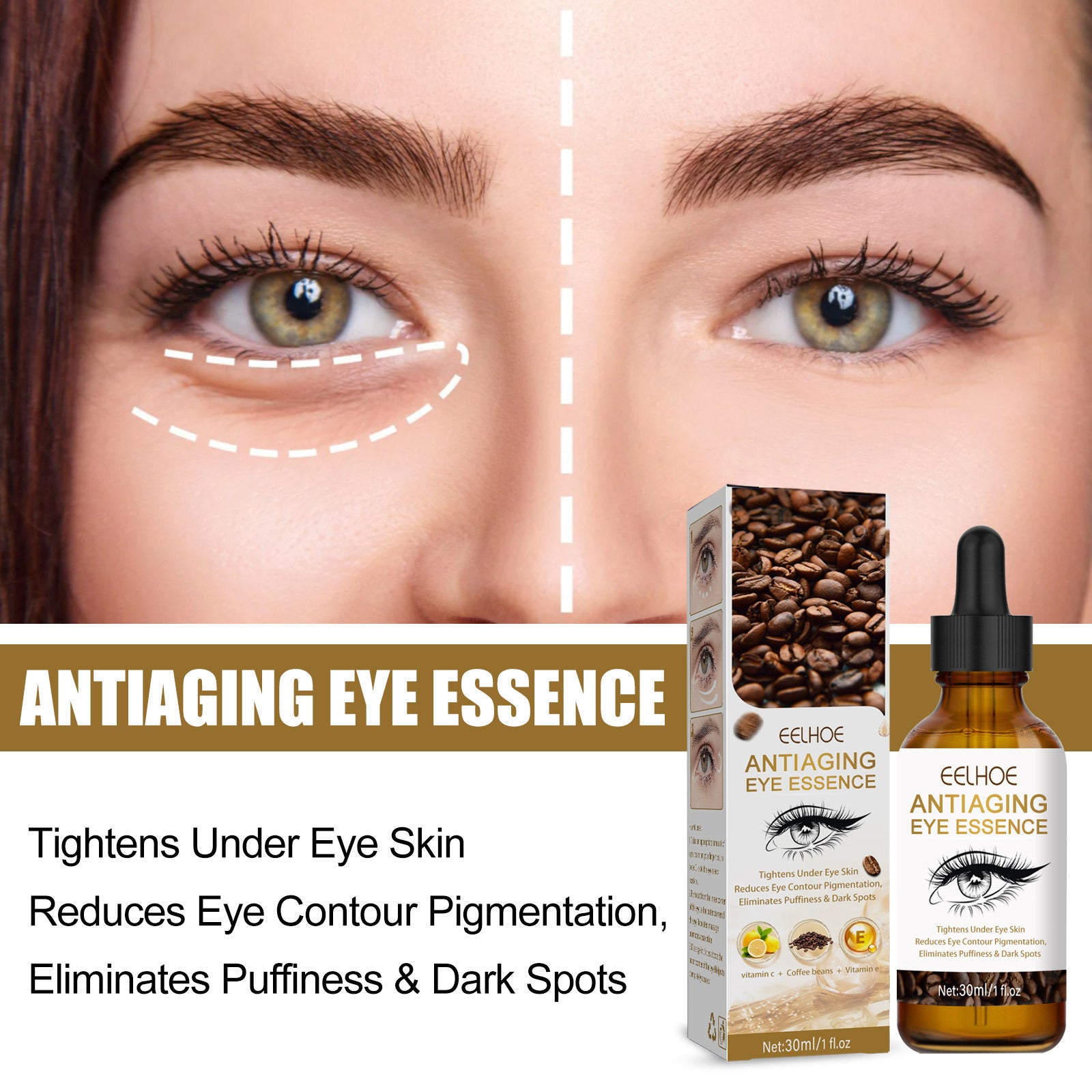 EELHOE Anti-Aging Serum – Reduces dark circles and fine lines