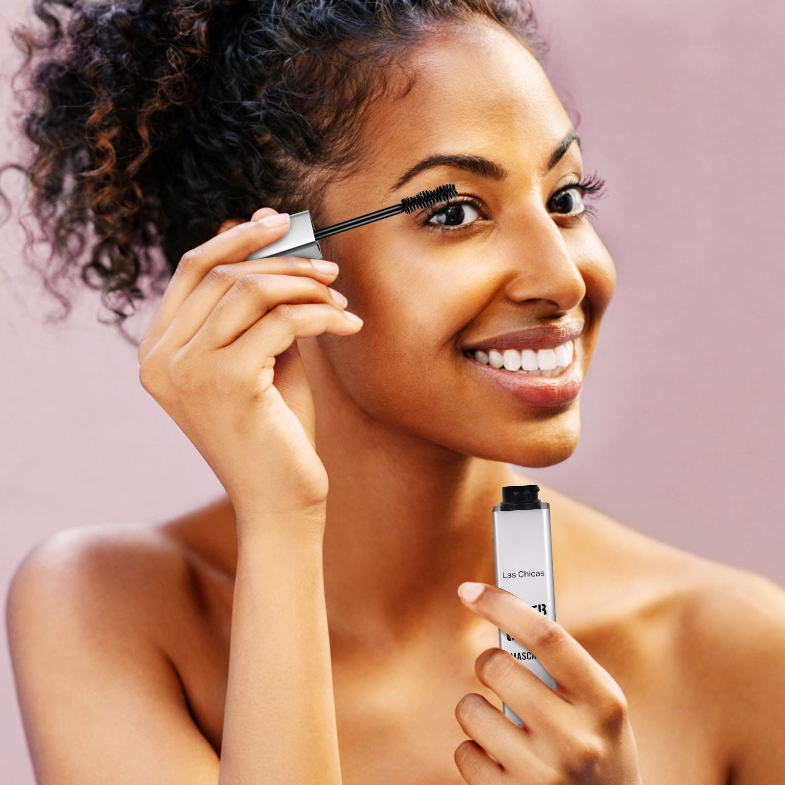 2 Pieces Waterproof Mascara – Volumizing, Lengthening and Clump-Free, Black