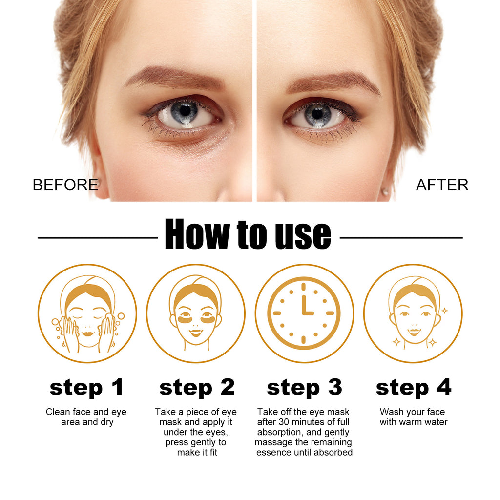 EELHOE Collagen Gold Eye Mask – Reduces dark circles and puffiness