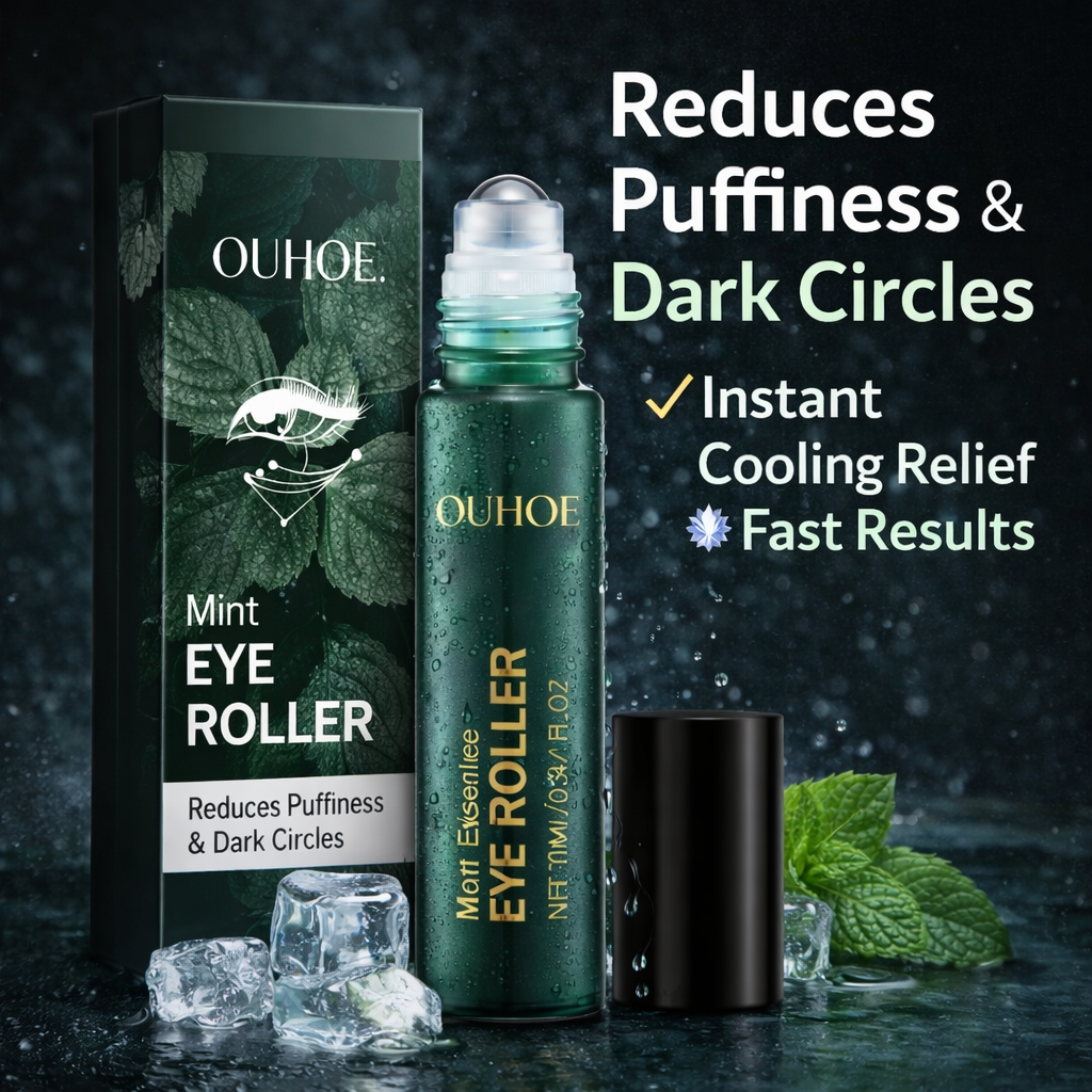 ⭐ Mint Eye Roller – Cooling Anti-Dark Circles Serum
