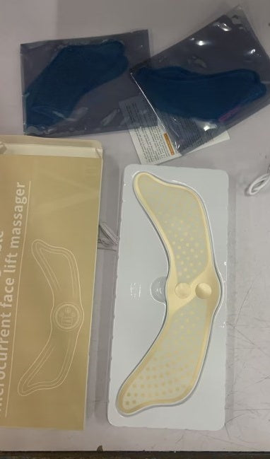 V-Shape Facial Slimming Massager - EMS Microcurrent Face Lifting Device for Jawline Contouring & Double Chin Reduction