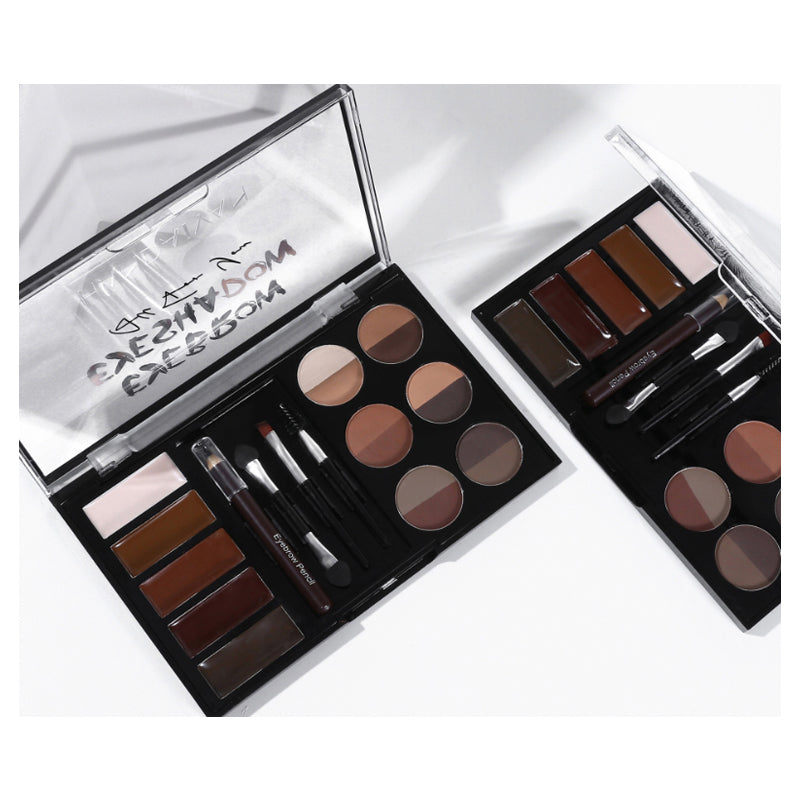 Eyebrow Enhancers Cream Powder Palette,Eyebrow Powder And Eyebrow Card